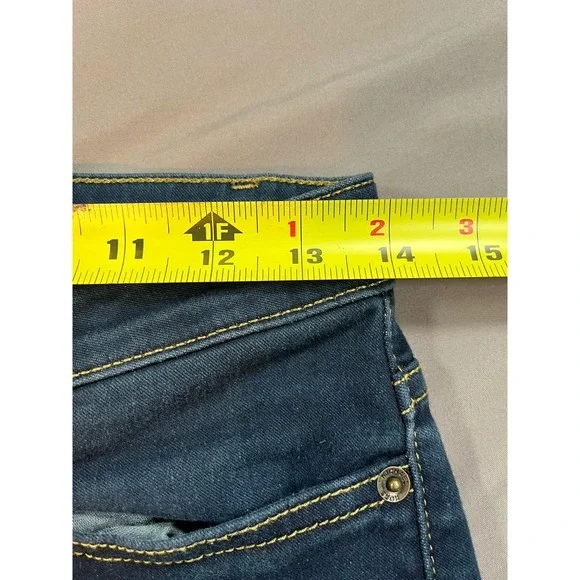 Michael Michael Kors Women's Izzy Skinny Stretch Blue Jeans Preppy Classic Sz 4 - Picture 6 of 8